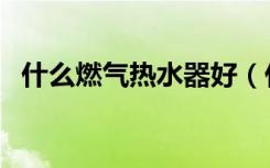 什么燃气热水器好（什么天然气热水器好）