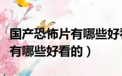 国产恐怖片有哪些好看的电视剧（国产恐怖片有哪些好看的）
