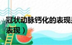 冠状动脉钙化的表现是什么（冠状动脉钙化的表现）