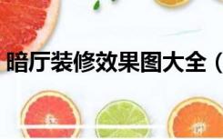 暗厅装修效果图大全（暗厅怎么装修比较好）