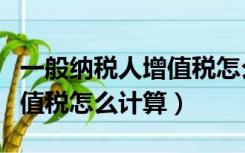 一般纳税人增值税怎么计算的（一般纳税人增值税怎么计算）