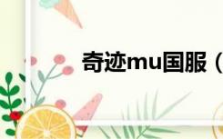 奇迹mu国服（奇迹mu私服）