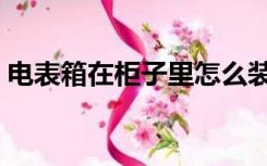 电表箱在柜子里怎么装饰（有表箱怎么装修）