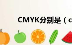 CMYK分别是（cmyk是什么意思）