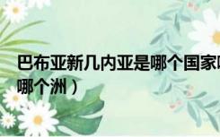 巴布亚新几内亚是哪个国家哪个洲的（巴布亚新几内亚属于哪个洲）