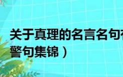 关于真理的名言名句有哪些（关于真理的名言警句集锦）