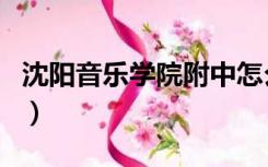 沈阳音乐学院附中怎么样（沈阳音乐学院附中）