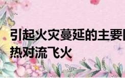 引起火灾蔓延的主要因素是什么热传导热辐射热对流飞火