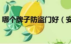 哪个牌子防盗门好（安全防盗门哪个品牌好）
