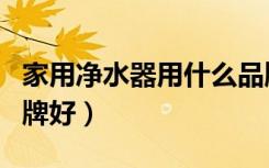 家用净水器用什么品牌好（家用净水器什么品牌好）