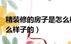 精装修的房子是怎么样的（精装修的房子是什么样子的）