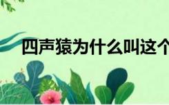 四声猿为什么叫这个名字（四声猿作者）