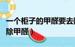 一个柜子的甲醛要去除多久（新柜子多久才能除甲醛）