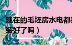 现在的毛坯房水电都装好了吗（毛坯房水电都装好了吗）