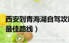 西安到青海湖自驾攻略（西安到青海湖自驾游最佳路线）