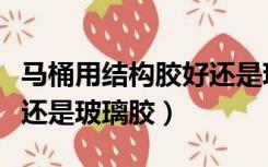 马桶用结构胶好还是玻璃胶好（马桶用结构胶还是玻璃胶）