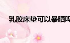 乳胶床垫可以暴晒吗（乳胶枕可以晒吗）