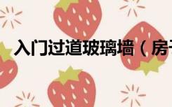 入门过道玻璃墙（房子玻璃过道怎么装修）