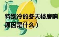 特别冷的冬天楼房响（进入冬天楼房有响声的原因是什么）