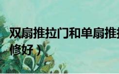 双扇推拉门和单扇推拉门（双扇推拉门怎么装修好）