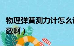 物理弹簧测力计怎么读数（弹簧测力计怎么读数啊）