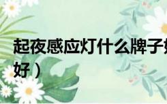 起夜感应灯什么牌子好（感应小夜灯哪个品牌好）