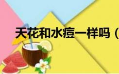 天花和水痘一样吗（天花和水痘的区别）