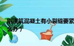 刚浇筑混凝土有小裂缝要紧吗?（刚浇筑混凝土有小裂缝怎么办）