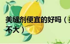 美缝剂便宜的好吗（美缝剂便宜和贵的差别大不大）