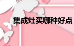 集成灶买哪种好点（集成灶买哪种好）