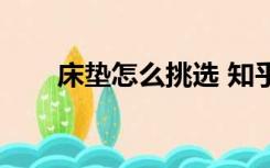 床垫怎么挑选 知乎（床垫怎么挑选）