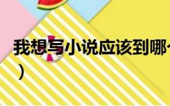 我想写小说应该到哪个网站（我要写小说网站）