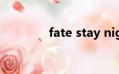 fate stay nightsaber补魔