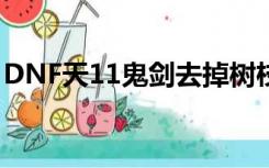 DNF天11鬼剑去掉树枝带大翅膀（dnf天11）