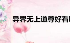 异界无上道尊好看吗（异界无上道尊）