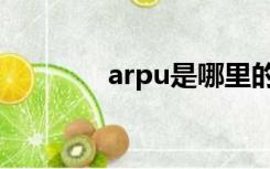 arpu是哪里的鸽子（arpu）