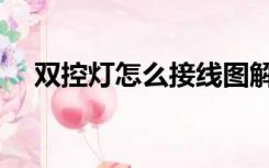 双控灯怎么接线图解法（双控灯怎么接）