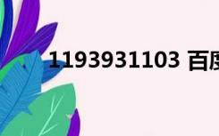 1193931103 百度网盘（119网盘）