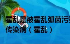 霍乱是被霍乱弧菌污染的食物和水引起的什么传染病（霍乱）