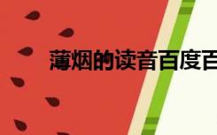 薄烟的读音百度百科（薄烟的发音）