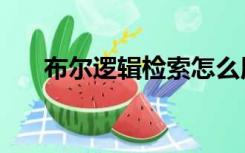 布尔逻辑检索怎么用（布尔逻辑检索）