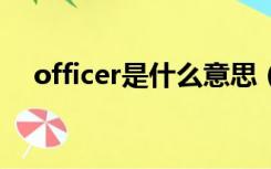 officer是什么意思（office是什么意思）