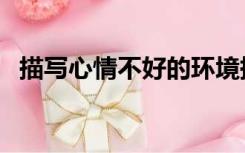 描写心情不好的环境描写（好的环境描写）