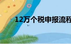 12万个税申报流程（12万个税申报）