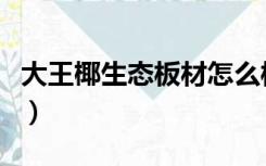 大王椰生态板材怎么样啊（大王椰生态板价格）