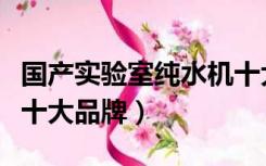 国产实验室纯水机十大排名（实验室超纯水机十大品牌）