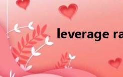leverage ratio（lever）