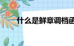 什么是鲜章调档函呢（什么是鲜章）