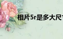 相片5r是多大尺寸（5r相片尺寸）