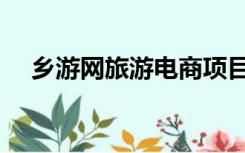 乡游网旅游电商项目未来规划（乡游网）